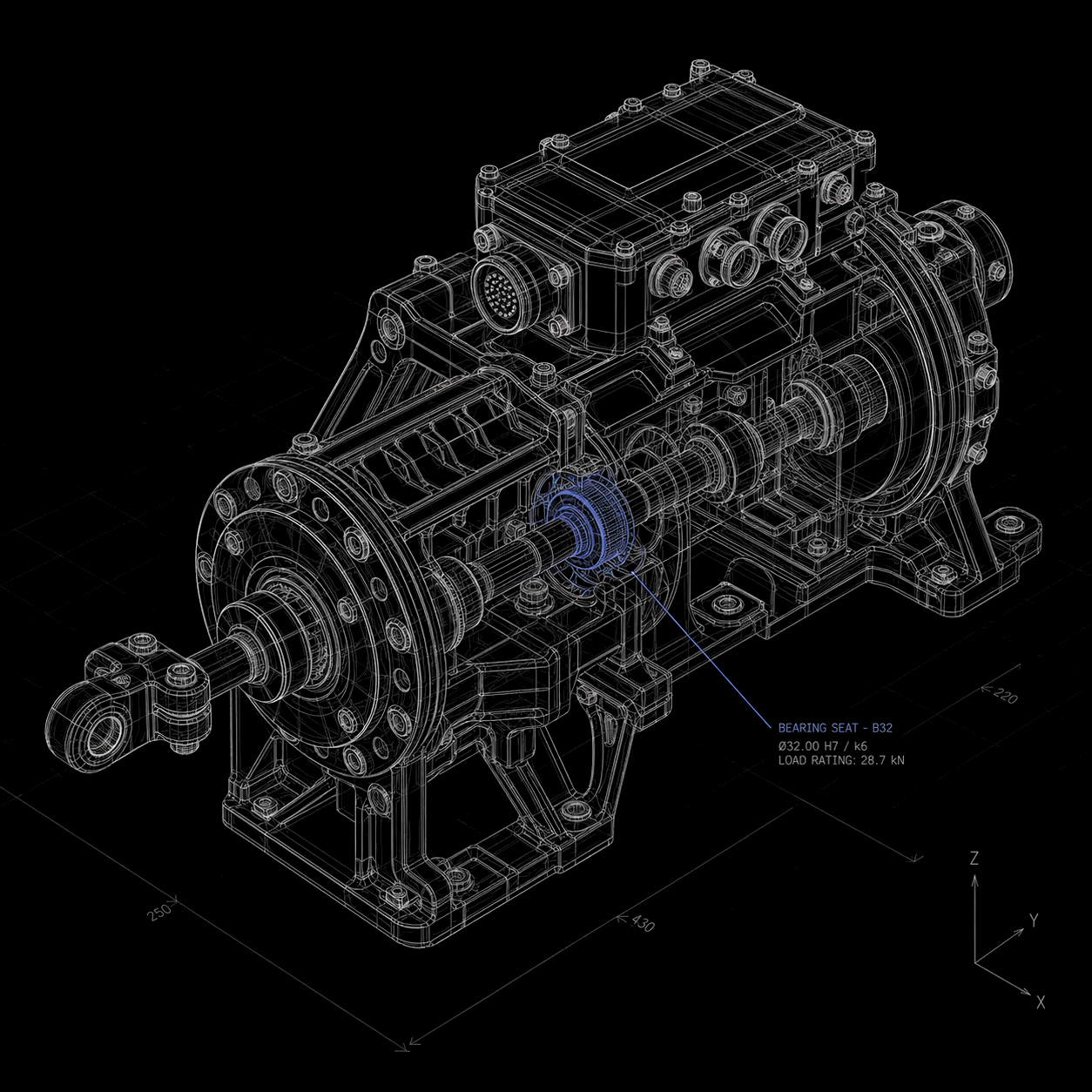 CAD 工程线稿